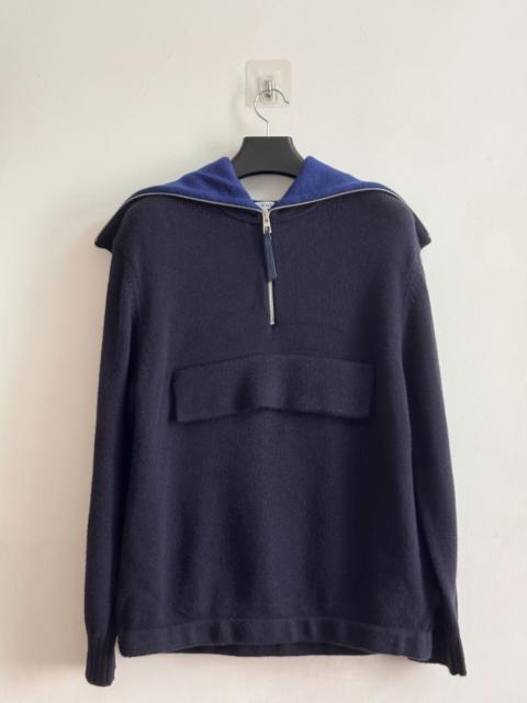 Loewe Loewe SS25 Zip Sailor Collar Sweater