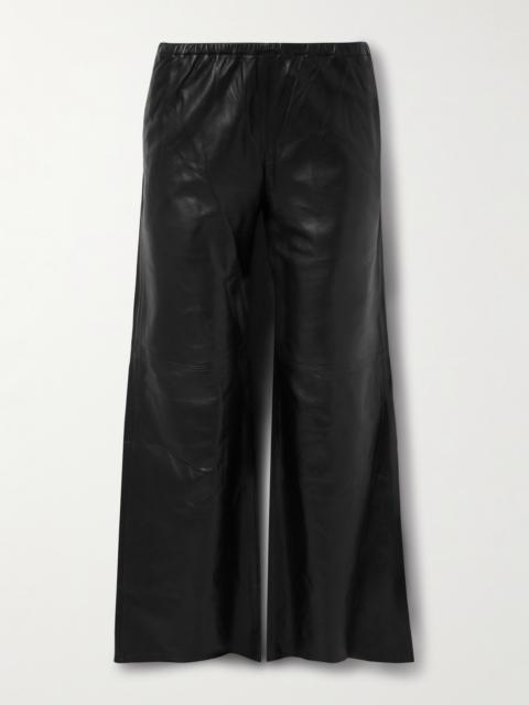 LA LIGNE Colby Leather Wide-leg Pants