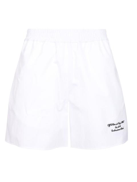 Off-White Off-White Women Popeline Shorts