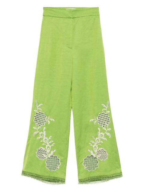 ALÉMAIS Luisa Embroidered Pant