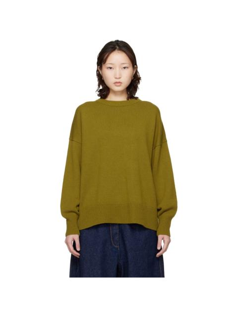 CORDERA Green Merino Wool Oversized Sweater