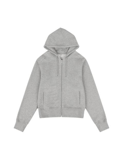entire studios SLIM ZIP UP GREY MARLE
