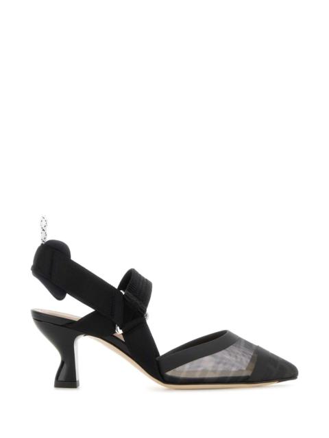 FENDI Fendi Women Multicolor Mesh And Fabric Colibrã¬ Pumps