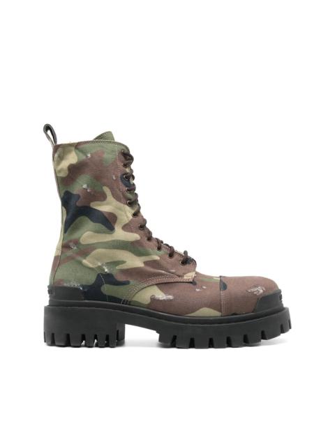 Balenciaga Green Boots Men