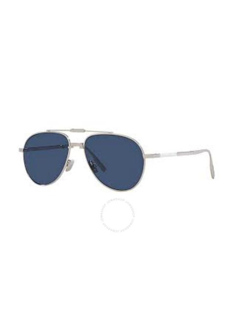 Dior Blue Pilot Men's Sunglasses DIOR90 A1U DM40097U 16V 57