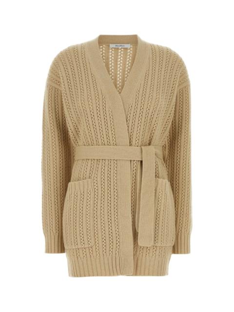 Max Mara Max Mara Women Beige Wool Blend Balzac Cardigan