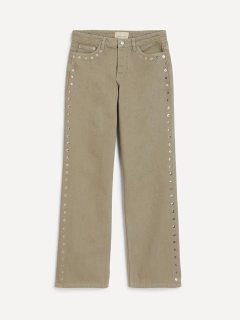 paloma wool Crowd Studded Boyfriend Denim Trousers