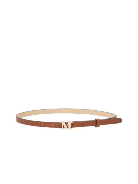 Max Mara Max Mara Women Monogram Leather Belt – Amber Brown