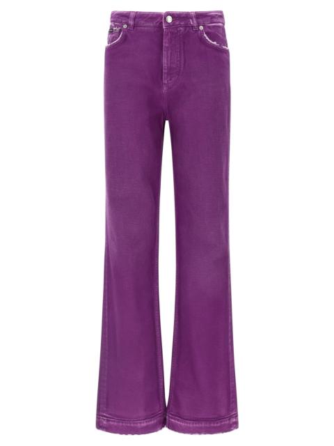 Dolce & Gabbana 5-Pocket Pants Fuchsia