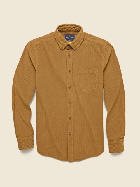 Portuguese Flannel Corduroy Lobo Shirt - Honey