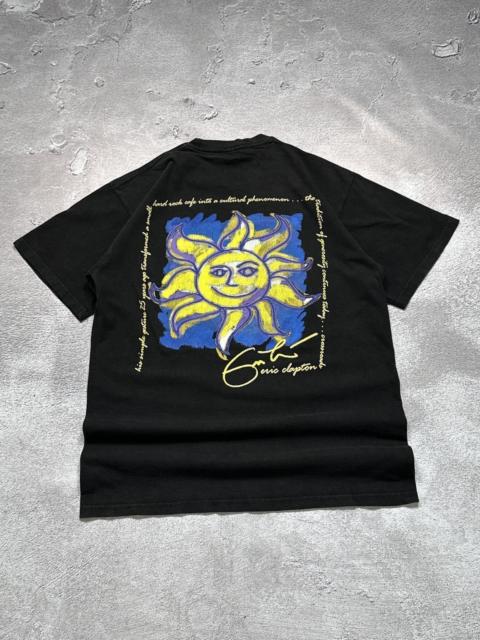 Other Designers Vintage 90s Hard Rock Cafe Eric Clapton Sun Print T-Shirt