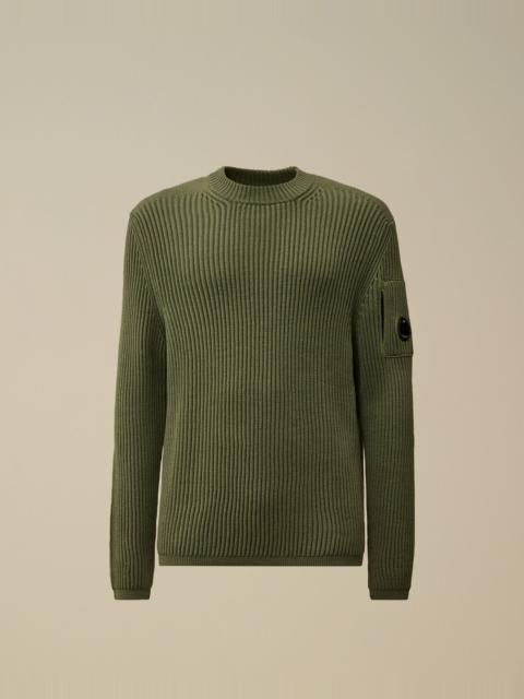 C.P. Company Re-Wool Crewneck Lens Sweater