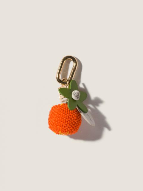 Miu Miu Leather, beads, and metal micro trick