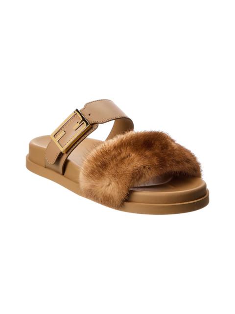 FENDI FENDI Feel Leather Sandal