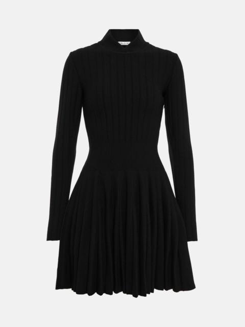Alaïa Wool-blend minidress