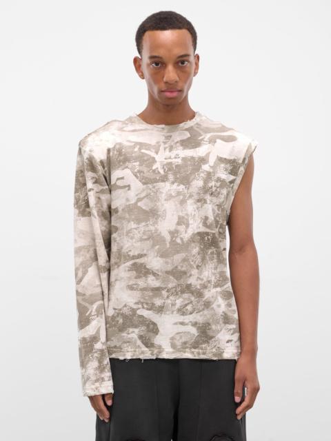 YAKU Khaki Camo One-Arm Long Sleeve