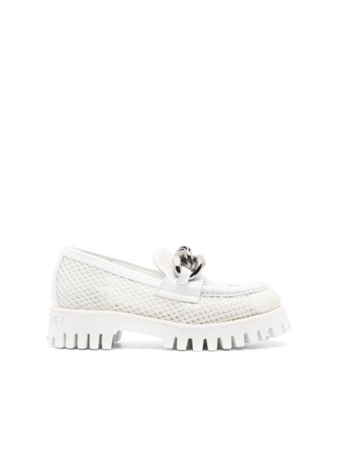 CASADEI Tappeur netweb loafers