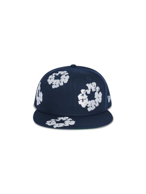 DENIM TEARS Denim Tears New Era Cotton Wreath 59/50 Cap Navy