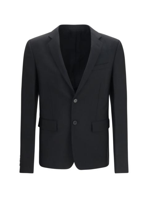 FENDI Fendi Men Single-Breasted Kid Mohair Blazer