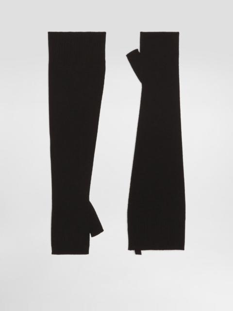 Dolce & Gabbana Rib knit gloves