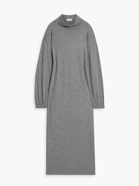 Brunello Cucinelli Cashmere turtleneck midi dress