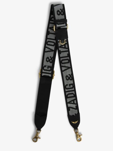 Zadig & Voltaire Zadig Glitter Shoulder Strap