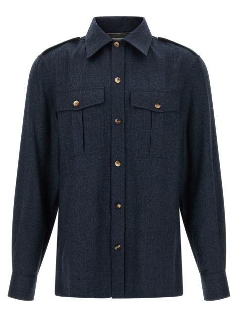 Brunello Cucinelli Brunello Cucinelli Men Flannel Shirt