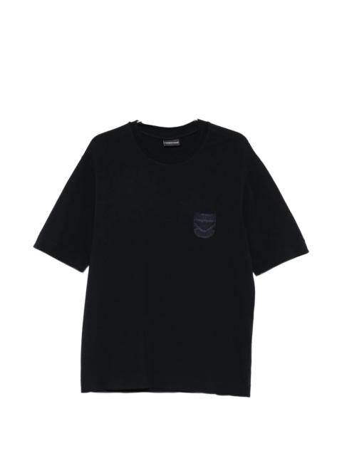 EMPORIO ARMANI Emporio Armani Crew-neck Logo-appliqué T-shirt