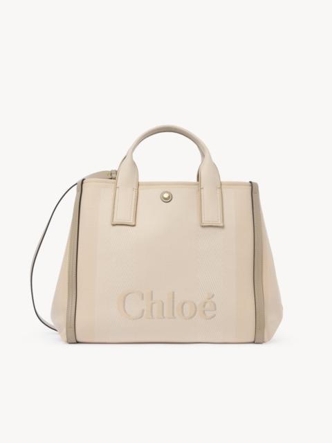 Chloé CHLOÉ CARRY TOTE BAG IN CANVAS