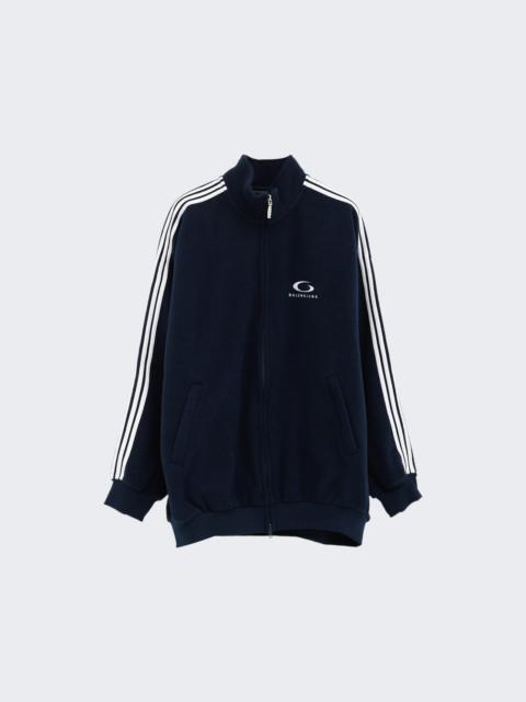 BALENCIAGA Zip Up Jacket Navy And White