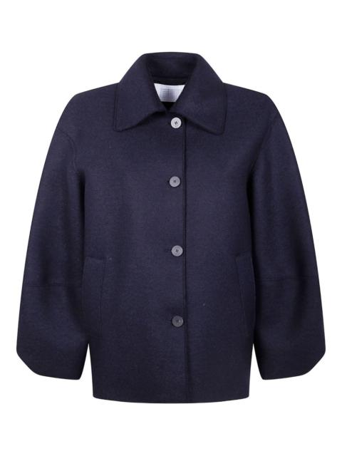 Harris Wharf London button-fastening patch-pocket jacket
