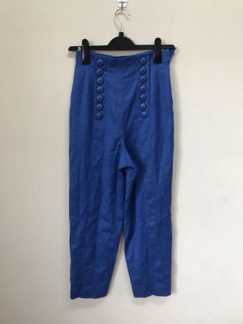 Dior CHRISTIAN DIOR DESIGN PANTS BLUE