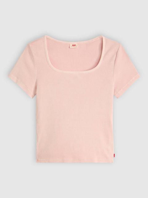 ESSENTIAL SQUARE NECK TEE