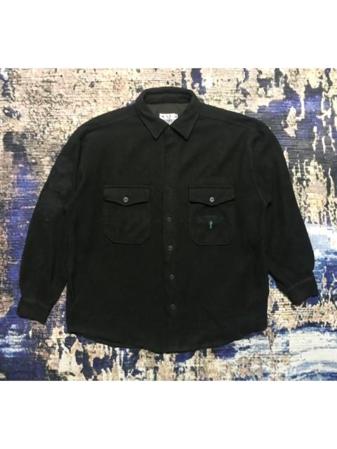 Other Designers Avirex Navy Blues Homeward Bound Fleece Shirt Button Up