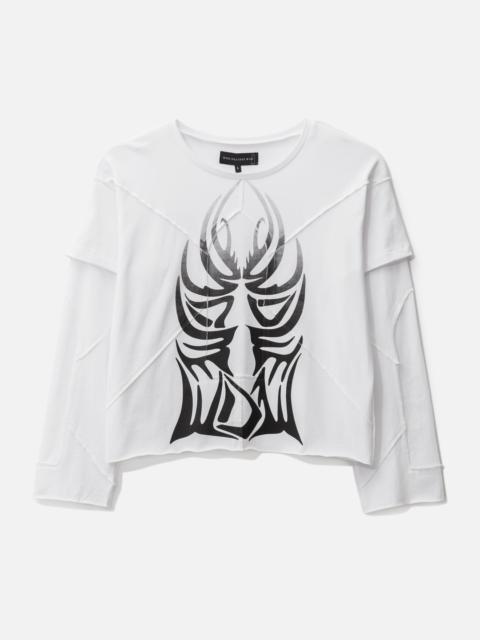 WHO DECIDES WAR WINGED GRADIENT LONG SLEEVE
