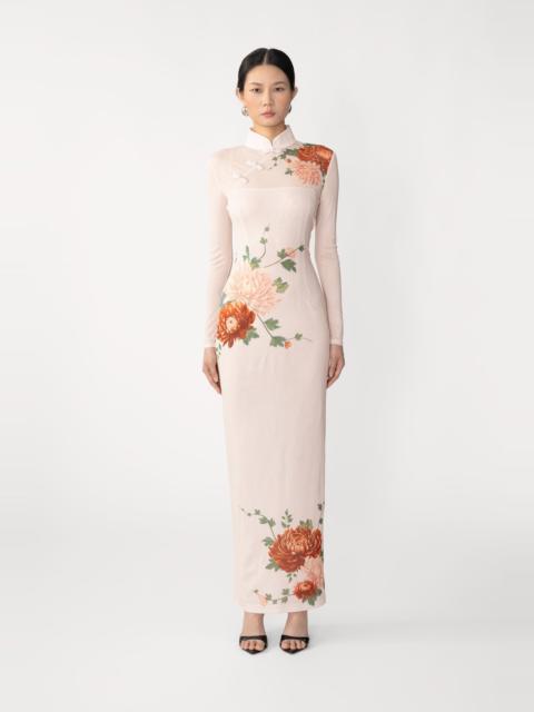 SAU LEE KAIA MESH MAXI DRESS