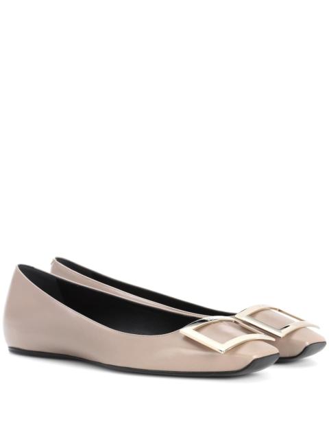Roger Vivier Belle Vivier leather ballet flats
