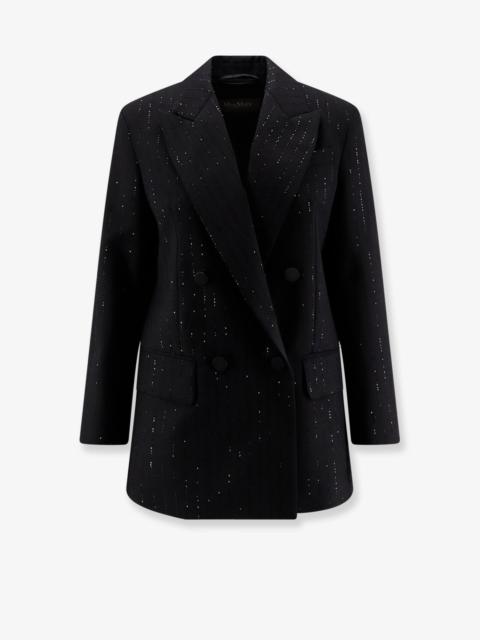 Max Mara Max Mara Appia Virgin Wool Blazer With Sequins
