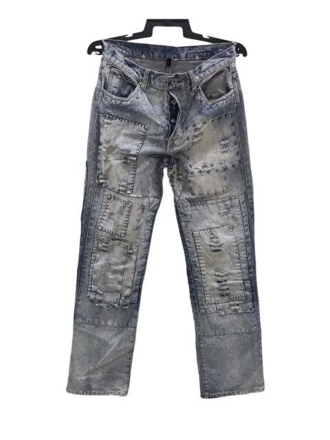 Other Designers Very Rare - Hype Crazy Design Custom Patchwork Button fly