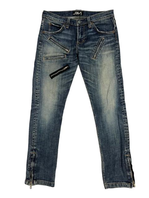 Other Designers If Six Was Nine - Japanese Brand RNA Zipper Pocket Jeans