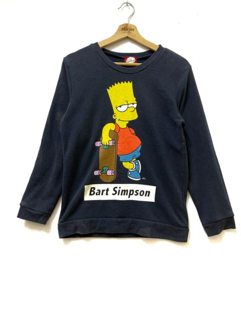 Other Designers Japanese Brand - The Simpsons Big Logo Sweatshirt Navy