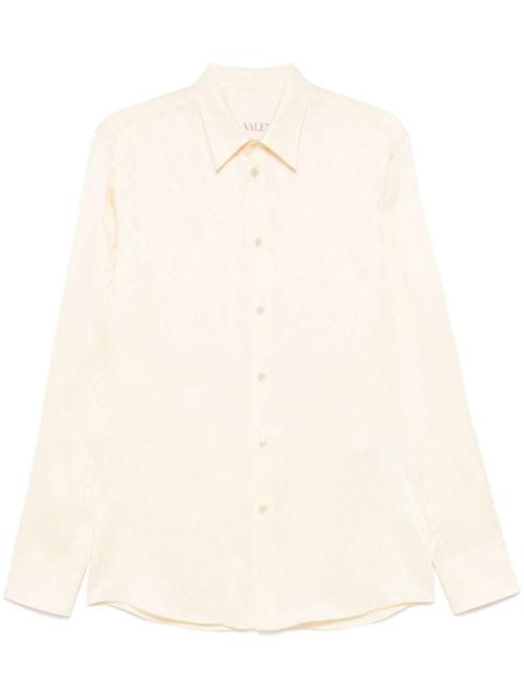 Valentino `Toute La V` Slim Long Sleeve Shirt