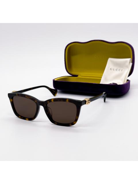 NEW GUCCI GG1596SK 003 HAVANA BROWN UNISEX SUNGLASSES GUCCI