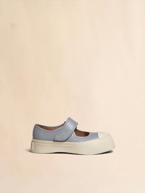 Marni GREY LEATHER MARY JANE SNEAKER