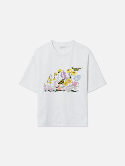 John Elliott GARDEN RIVIERA CROPPED TEE
