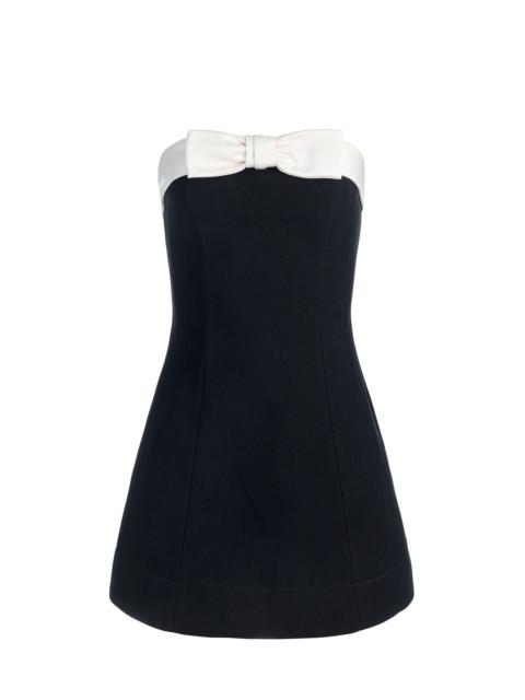 Alice + Olivia KATYA SCULPTED BOW ROMPER