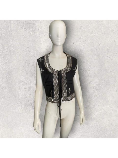 Givenchy SS10 crystal-embellished gilet by Riccardo Tisci