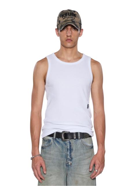 Ksubi DEBUT SINGLET WHITE