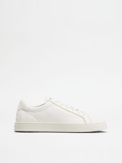 Tod's SNEAKERS IN LEATHER - WHITE