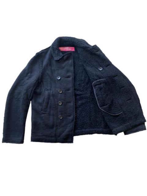 Junya Watanabe MAN Junya Watanabe Man Comme Des Garcons sherpa wool jacket